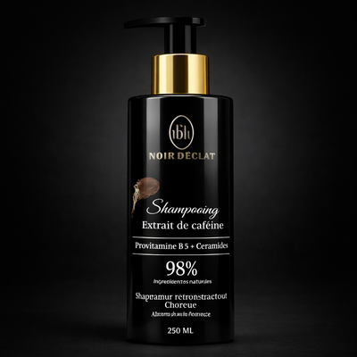 Shampooing Noir d’Éclat – Extrait de Caféine – 250ml